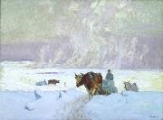 Maurice Galbraith Cullen The Ice Harvest oil painting